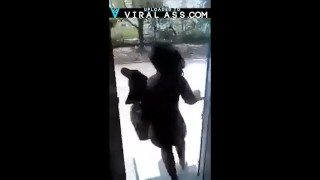 baltimore side chick gets kicked out naked when main chick comes home