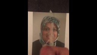 Cum on turkish hijab turbanli