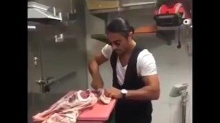 Extremly hot turkish man beats his meat
