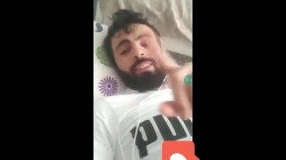 HORNY TURKISH SHOW HIS DICK