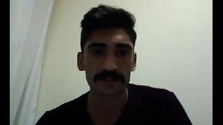 Sexy Bearded Turkish Guy Jerking his Dick Hot